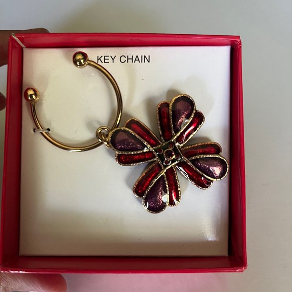 Accessories | Vintage Napier Maltese Cross Key Ring With Rhinestones ...